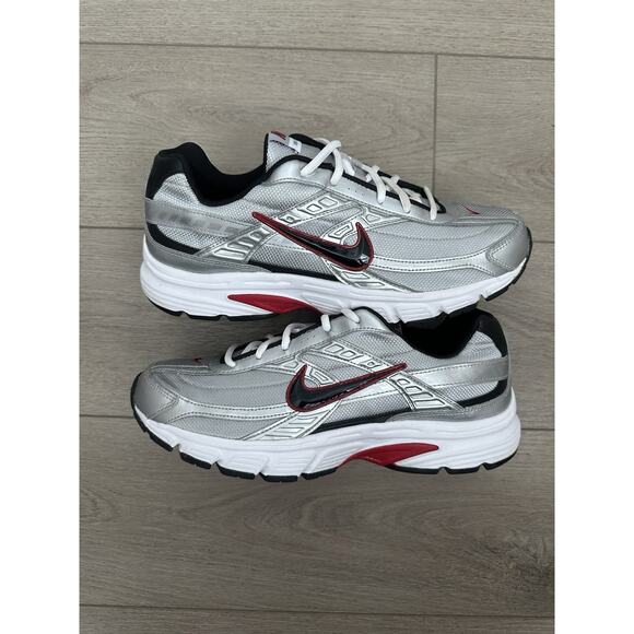 Nike initiators silver red size 12 men’s sneakers AMAZING CONDITION - Picture 1 of 6